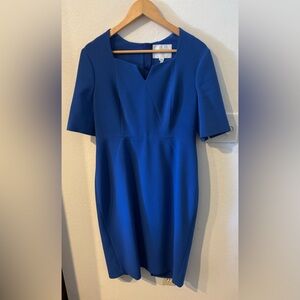 LK Bennett London Blue dress, size 12, hits below knee